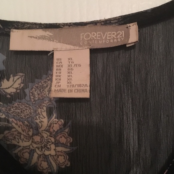 Ruffle babydoll chiffon top - Picture 4 of 7